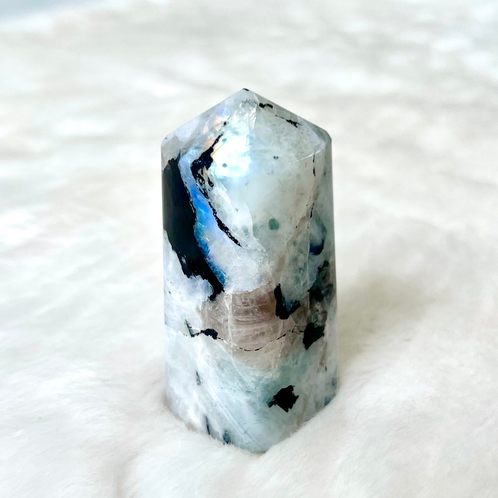 Black Moonstone Polished outlet Freeform | Stone of New Beginnings