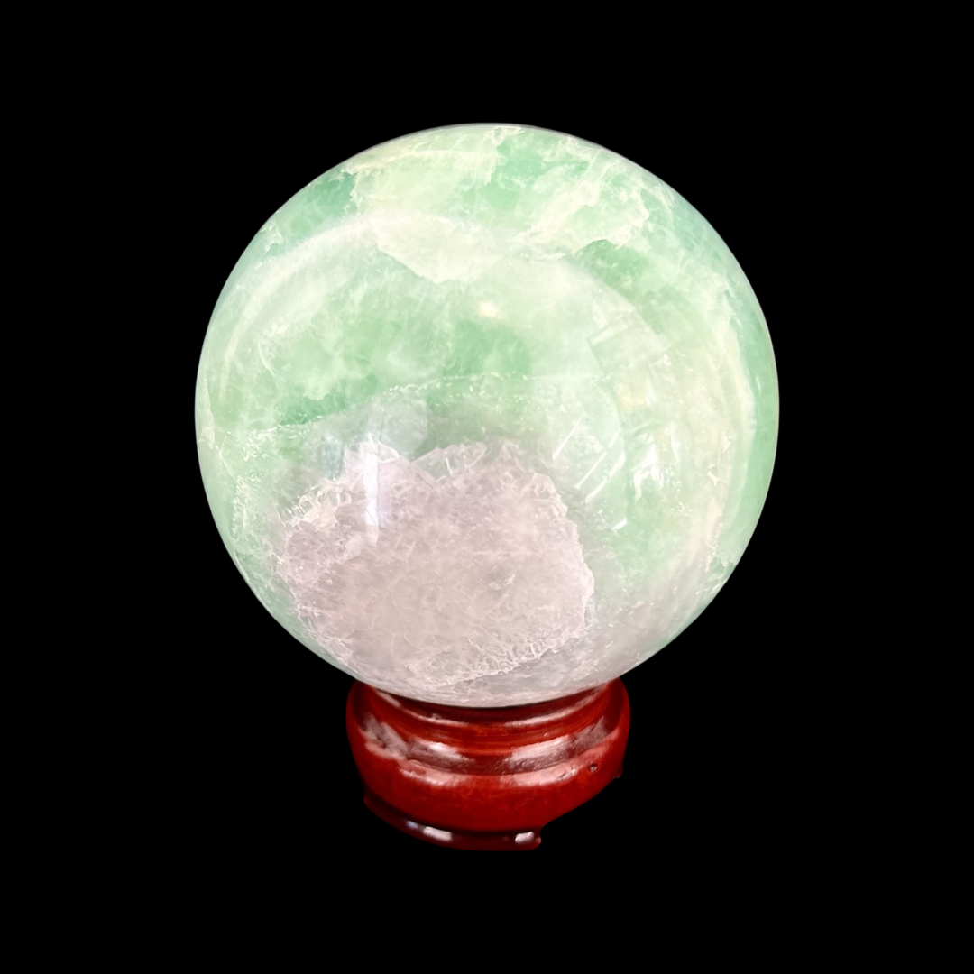 Green Fluorite Sphere #1112
