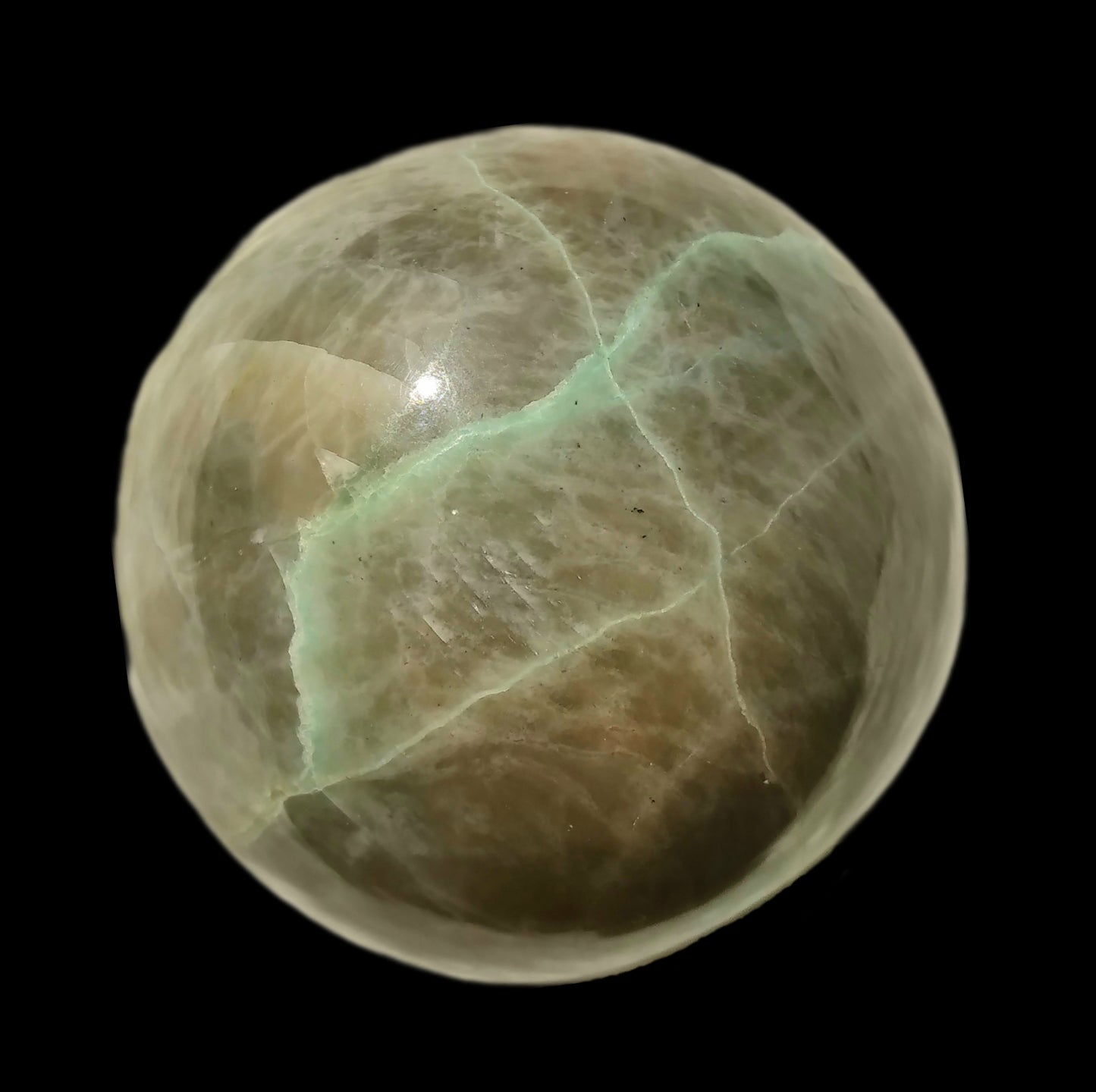 Green Moonstone Sphere #1421