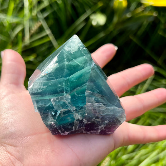 Fluorite Point Cut Base #1430