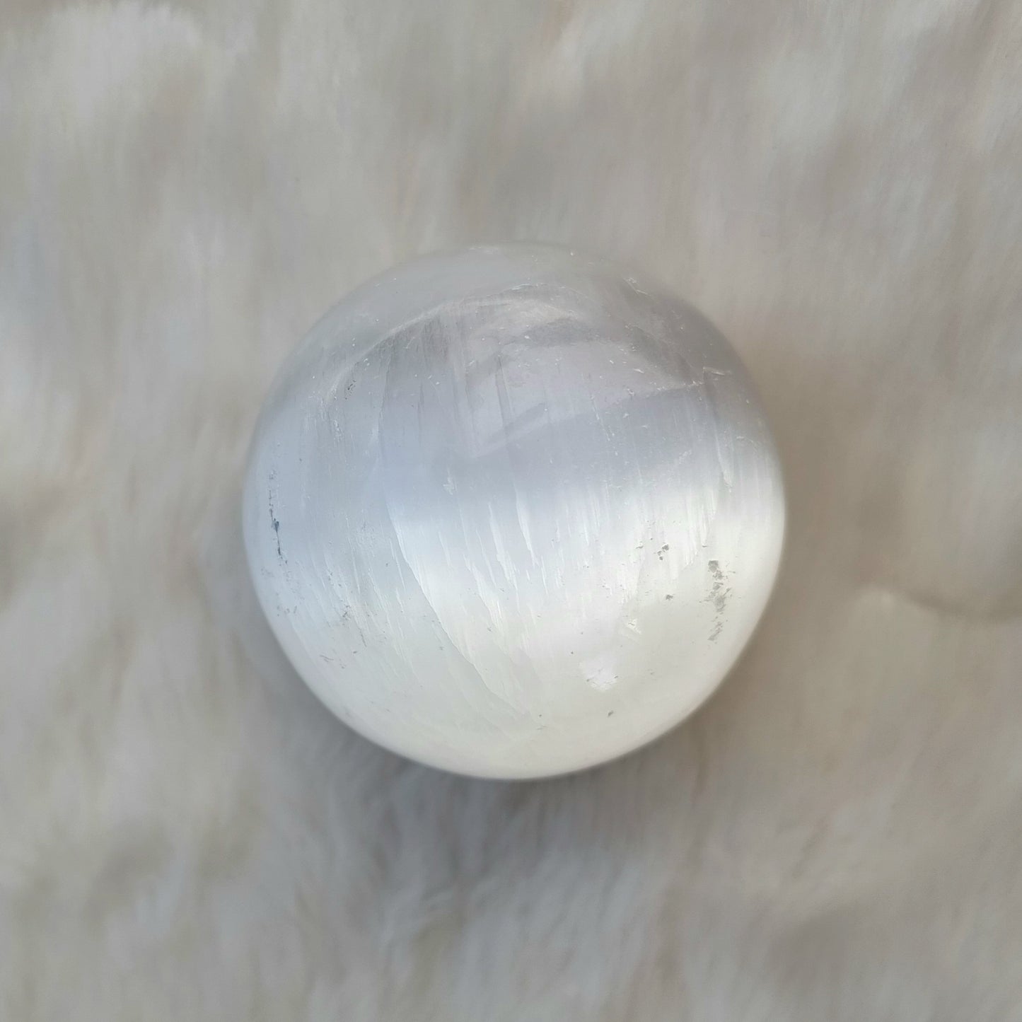 Satin Spar Selenite Sphere #1512