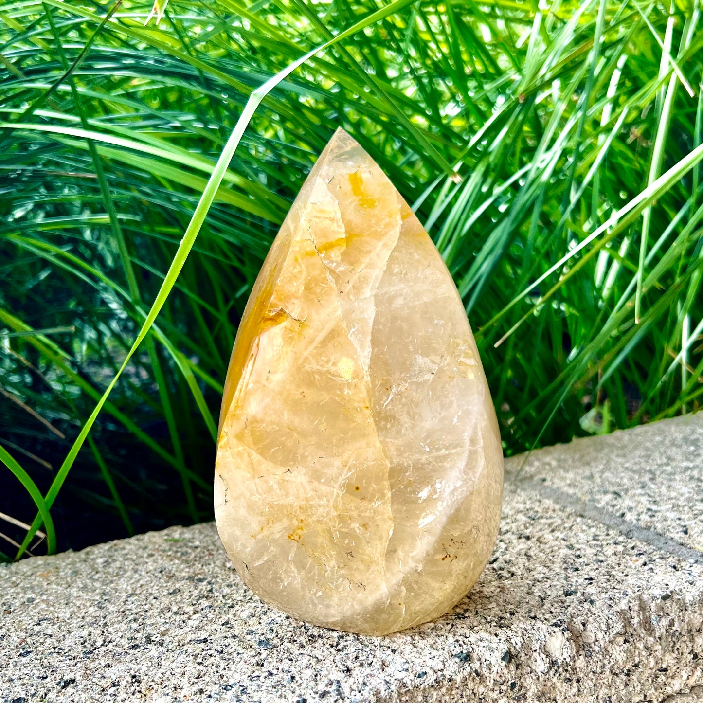 Hematoid Quartz Flame (Golden Healer) #1756