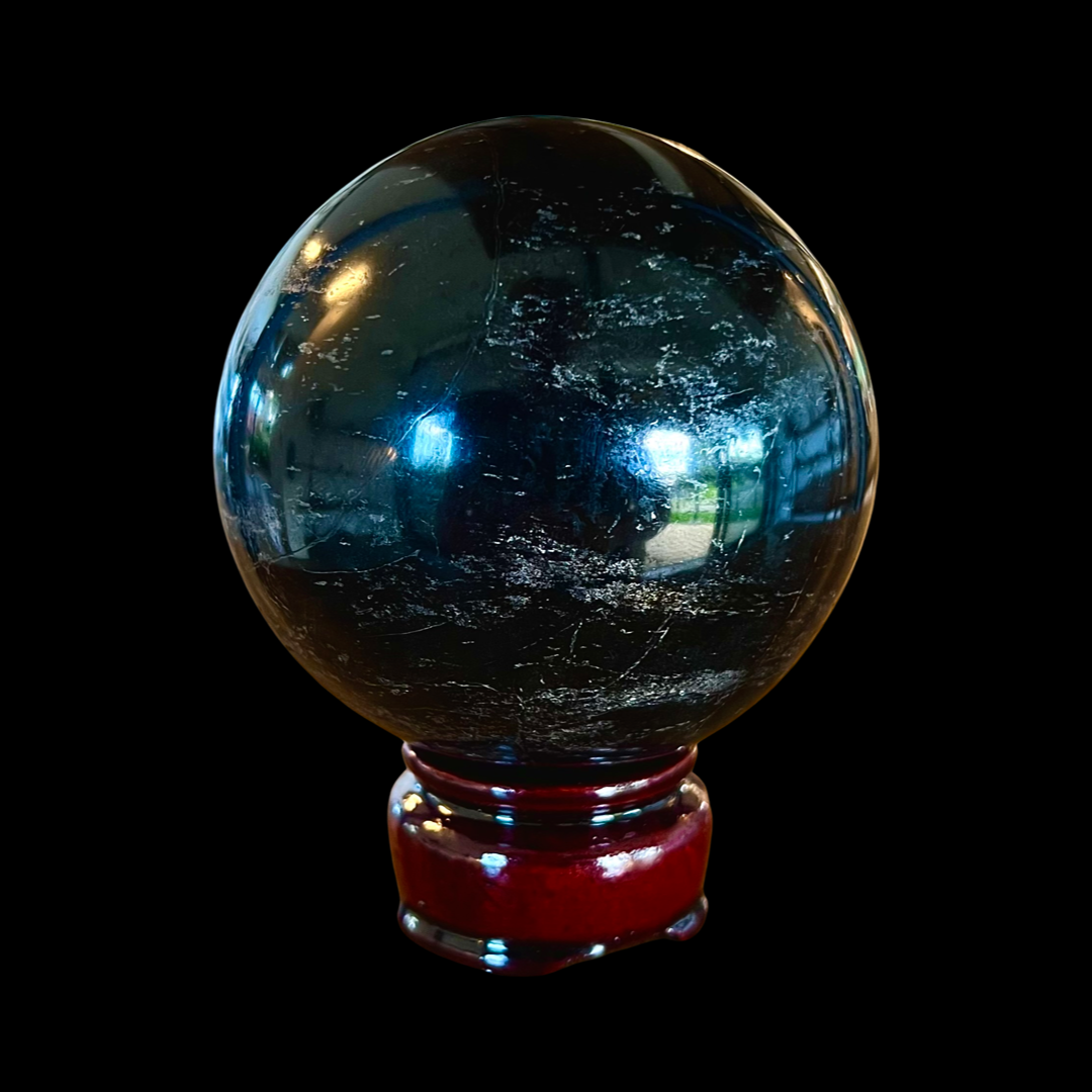 Black Tourmaline Sphere #1820