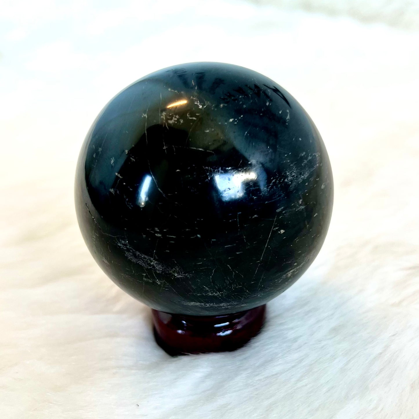 Black Tourmaline Sphere #1820