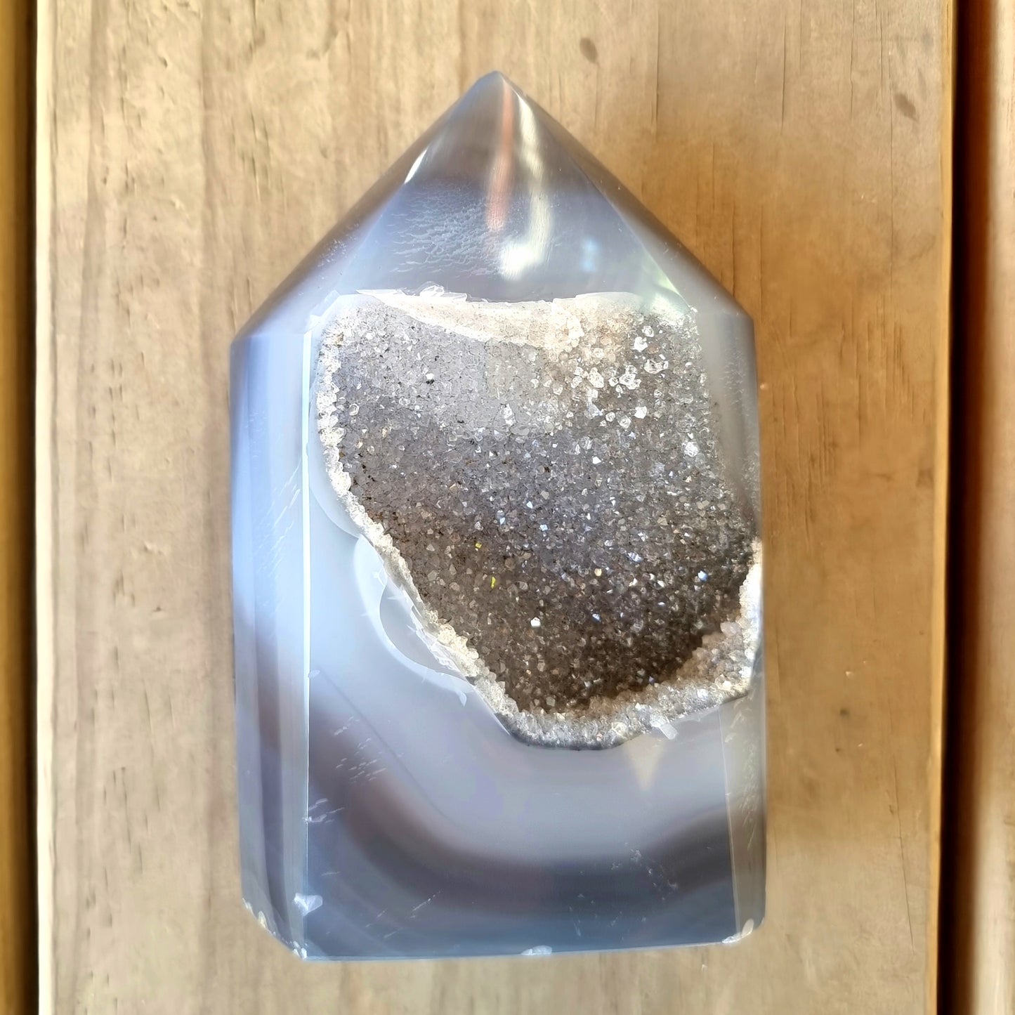 Agate Druzy Point #2029