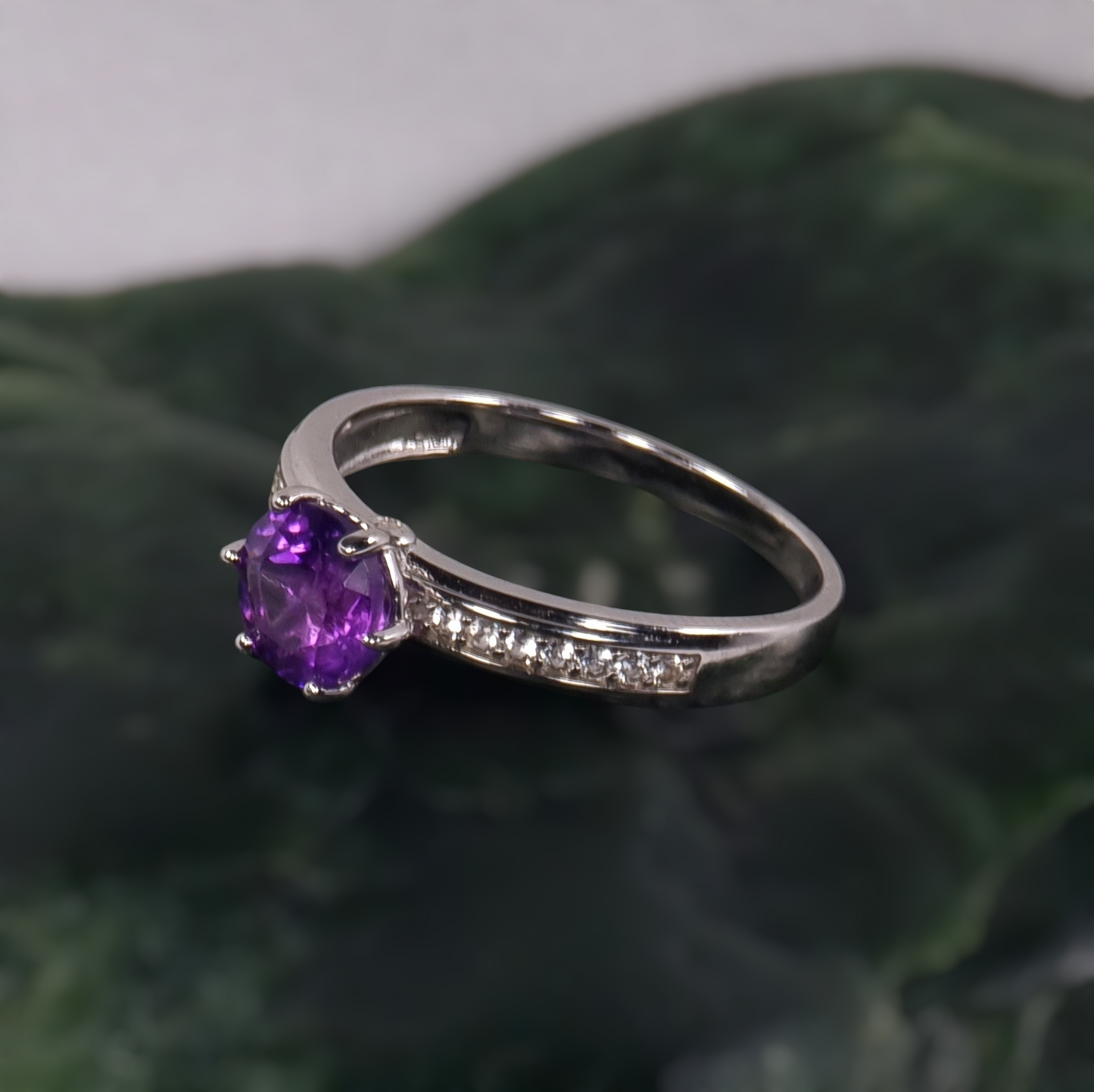 Amethyst Brilliance Ring #2284
