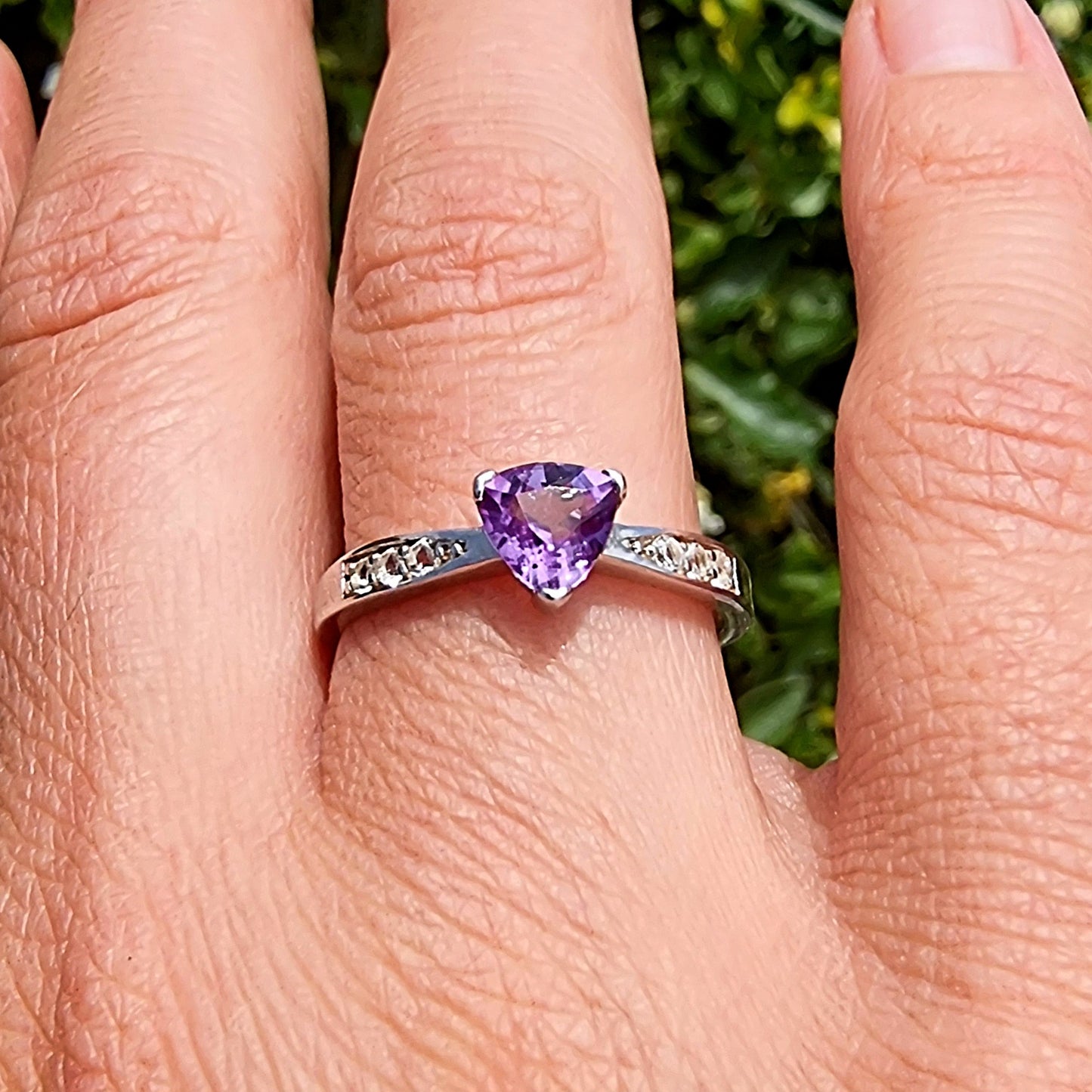 Amethyst Trinity Ring #2358