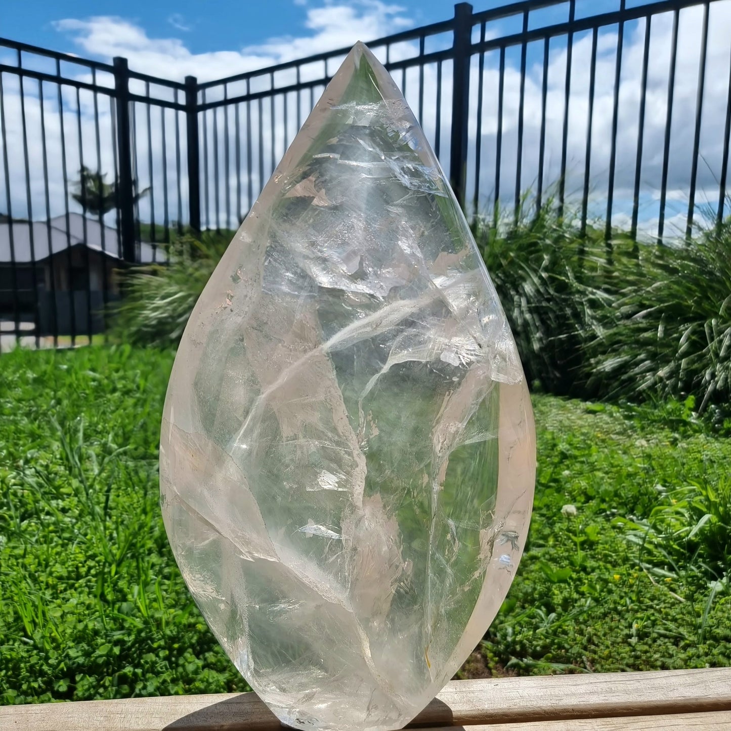 Clear Quartz Flame #1746