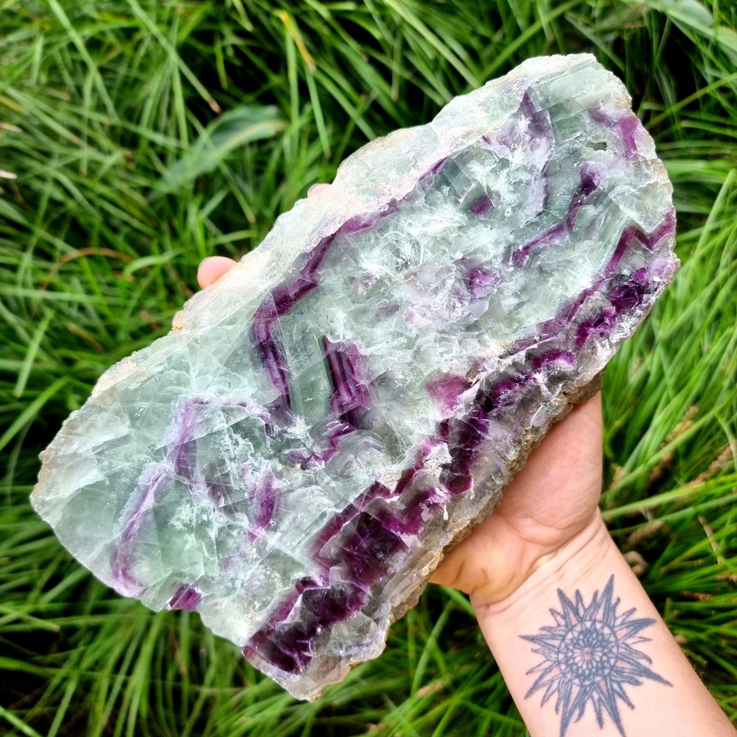 Fluorite Slice #1110