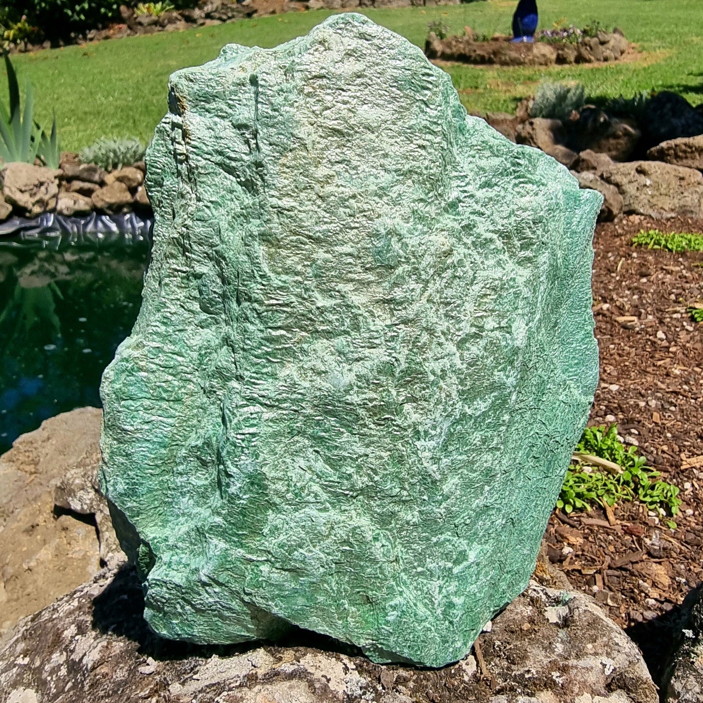 Fuchsite Rough Cut Base #1497