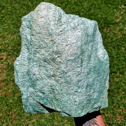 Fuchsite Rough Cut Base #1497