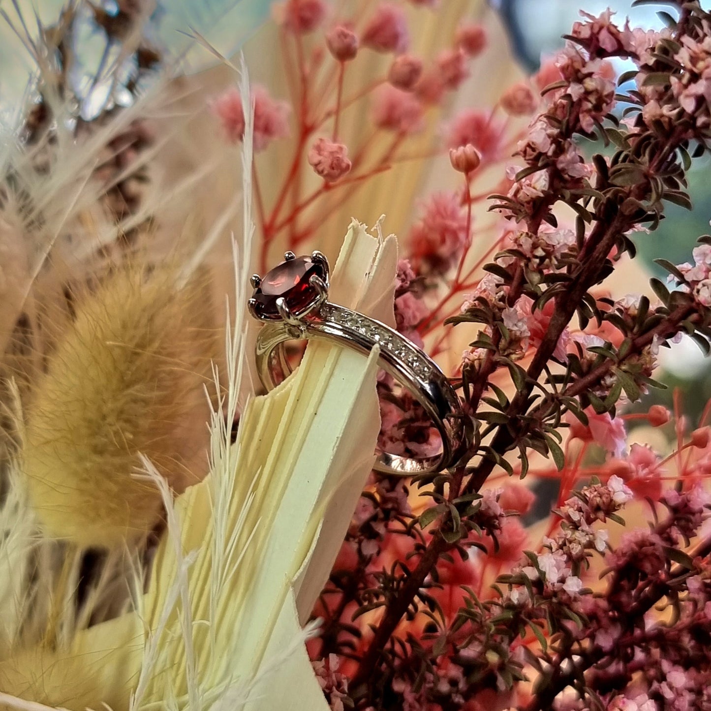 Garnet Brilliance Ring #2285