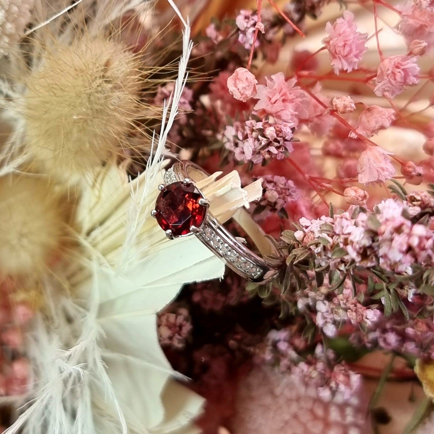 Garnet Brilliance Ring #2285