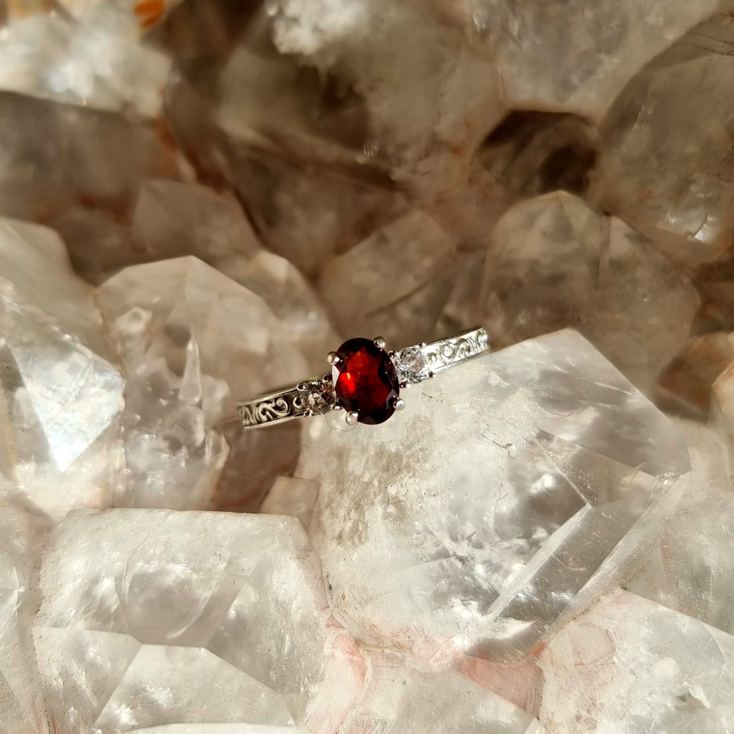 Garnet Extravagance Ring #2289