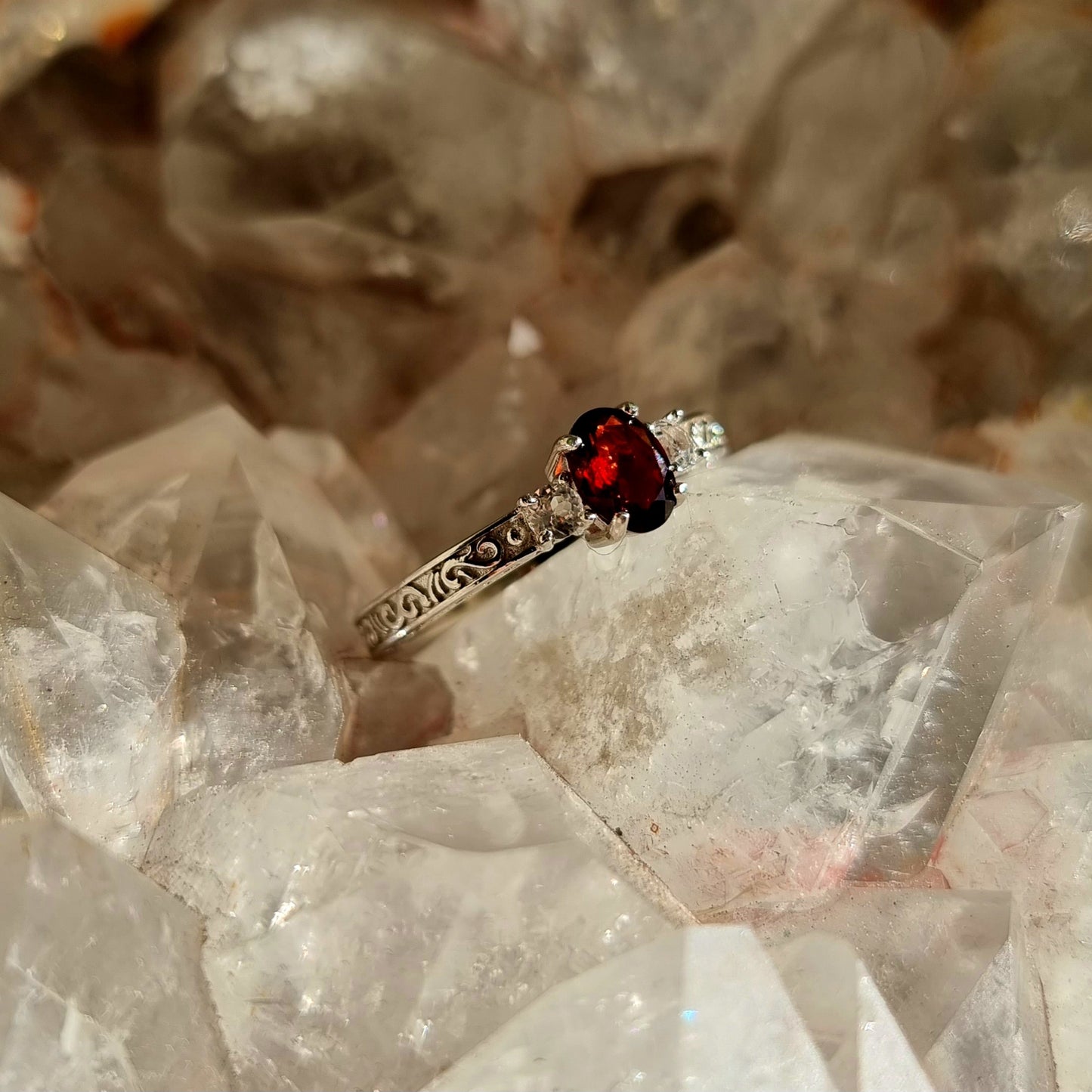 Garnet Extravagance Ring #2289