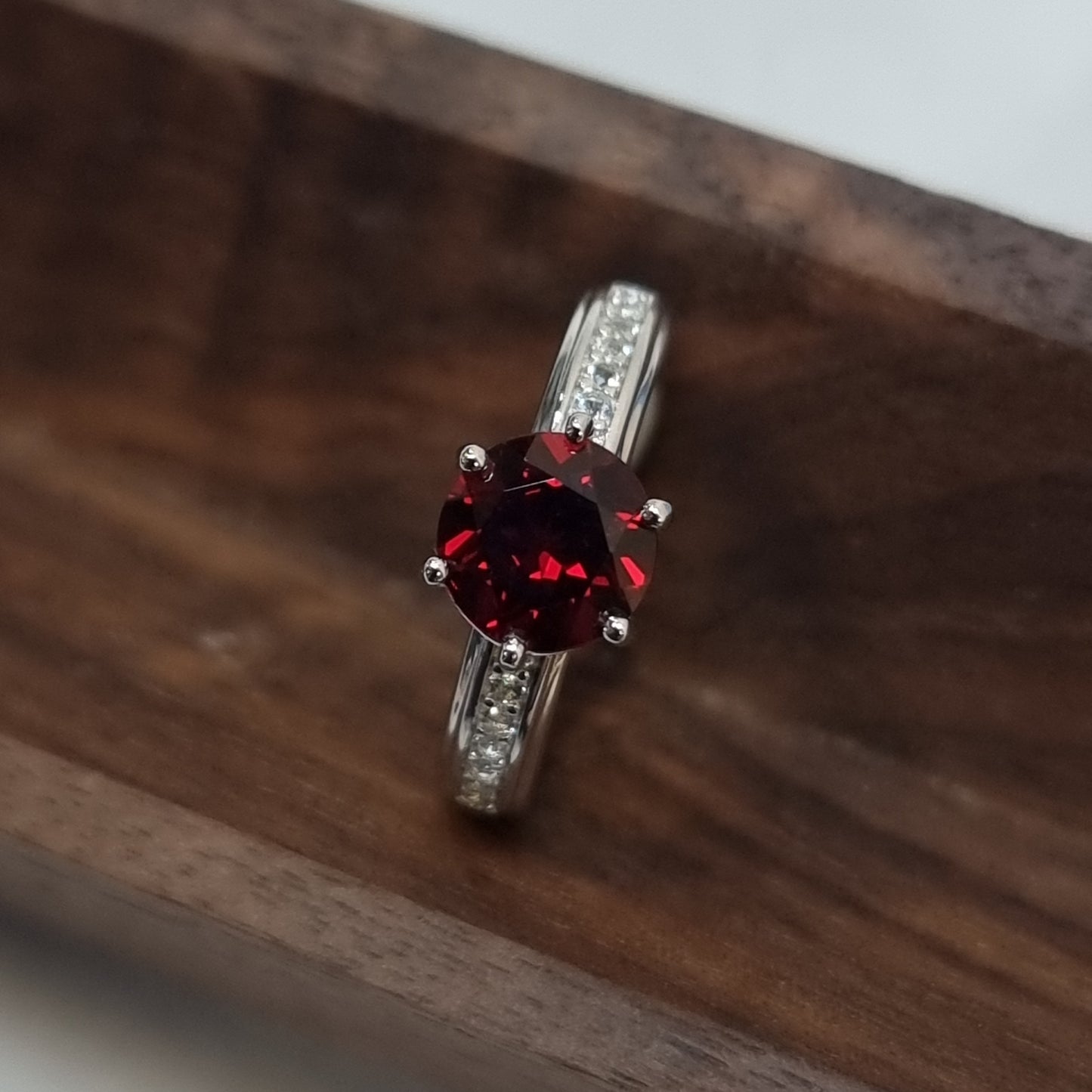 Garnet Brilliance Ring #2285