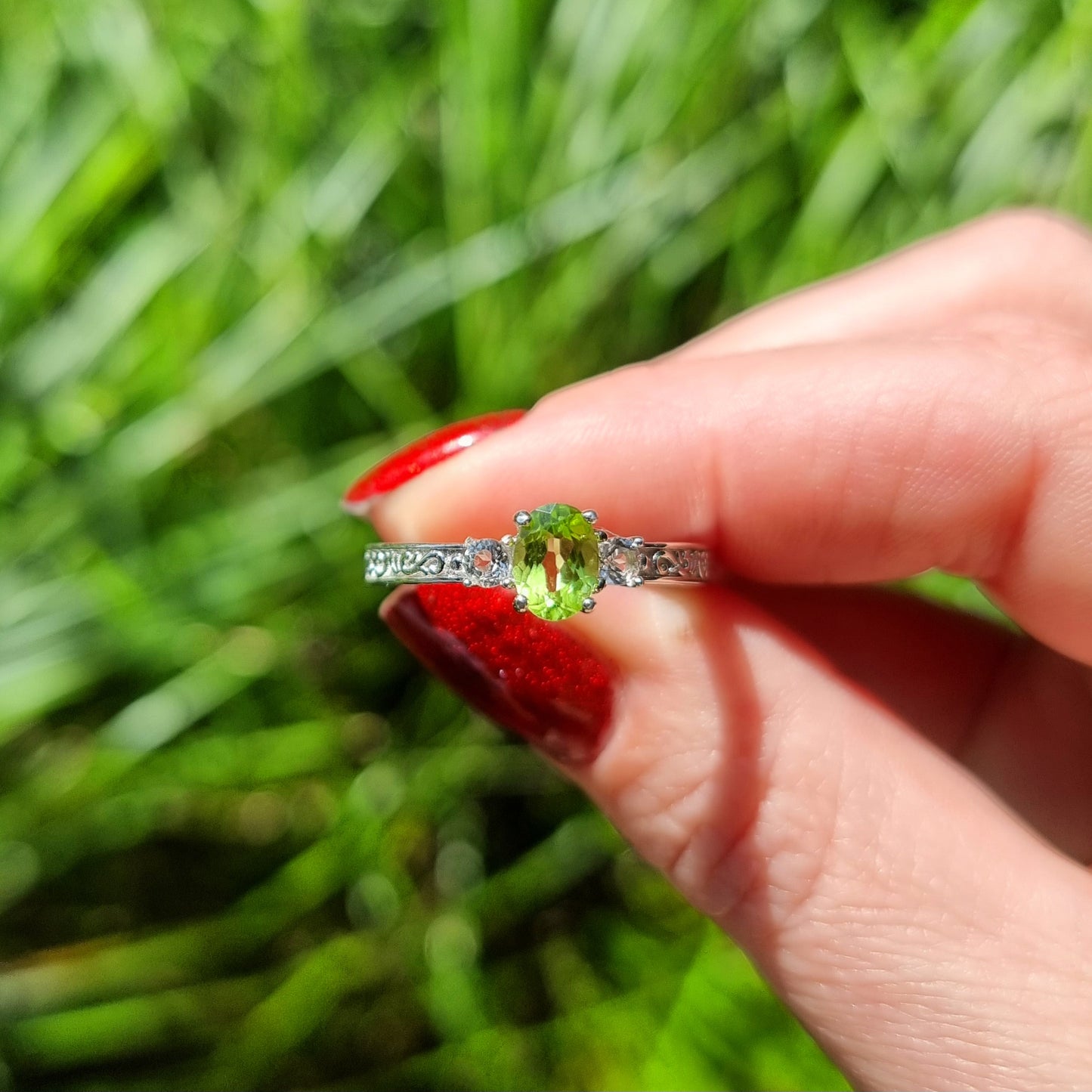 Peridot Extravagance Ring #2288