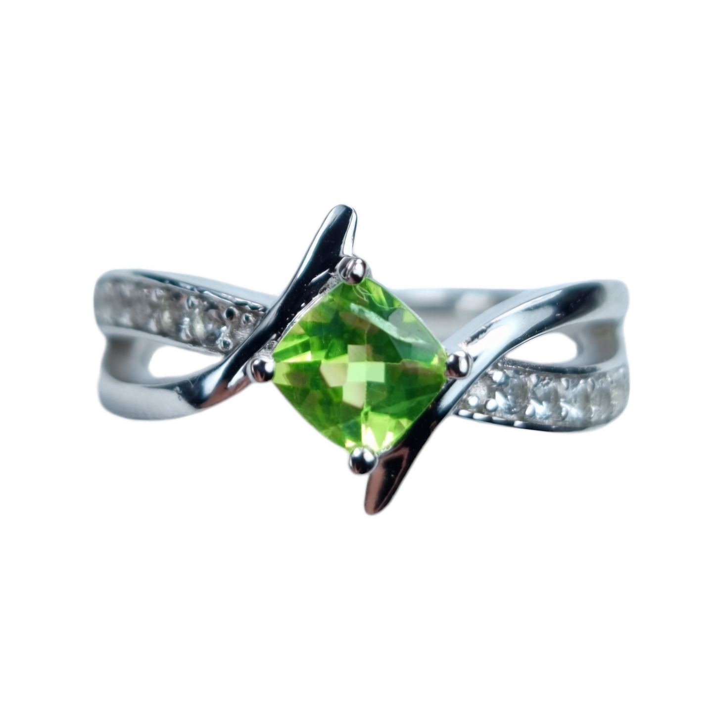 Peridot Infinity Ring #2361