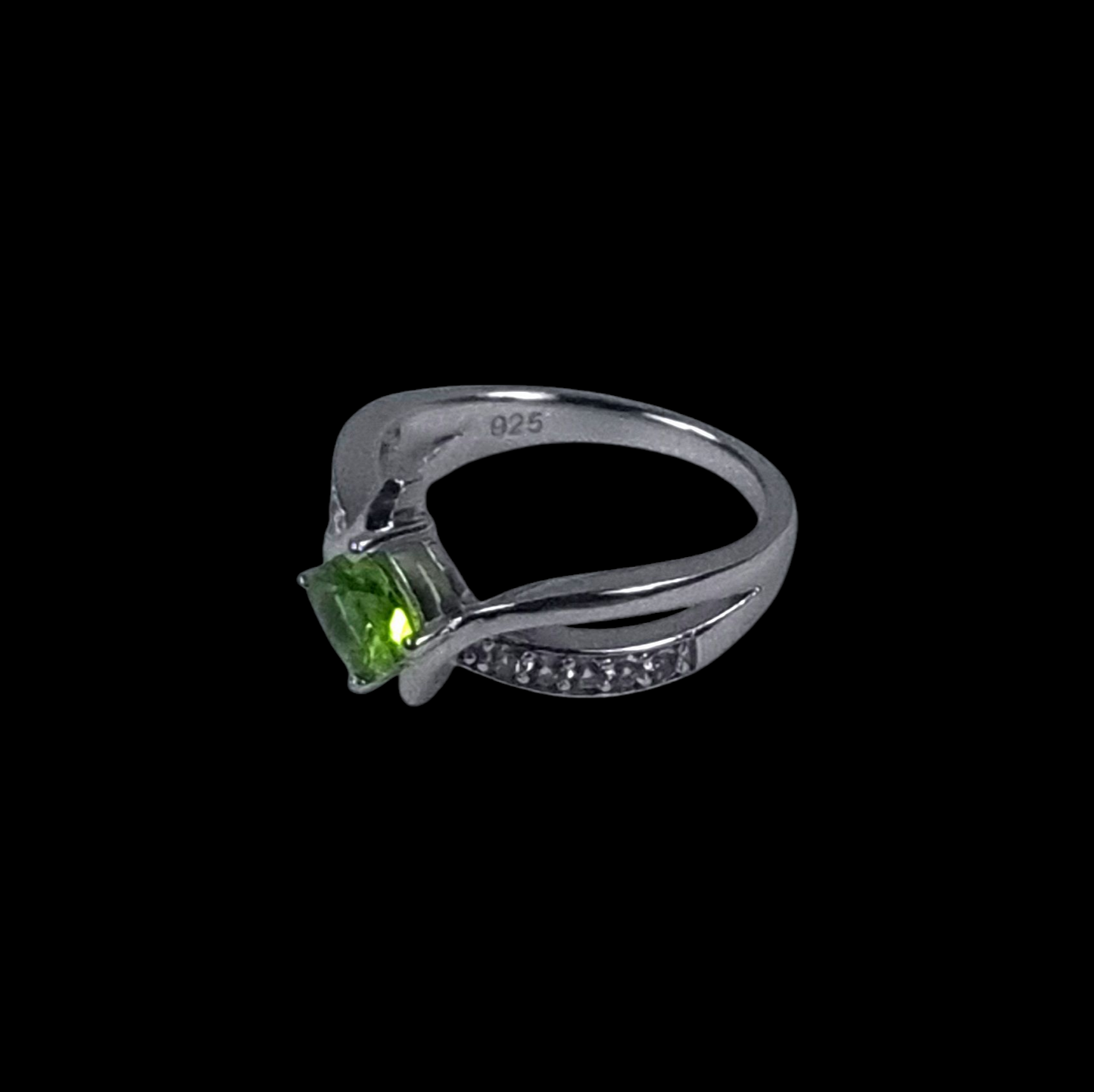 Peridot Infinity Ring #2361