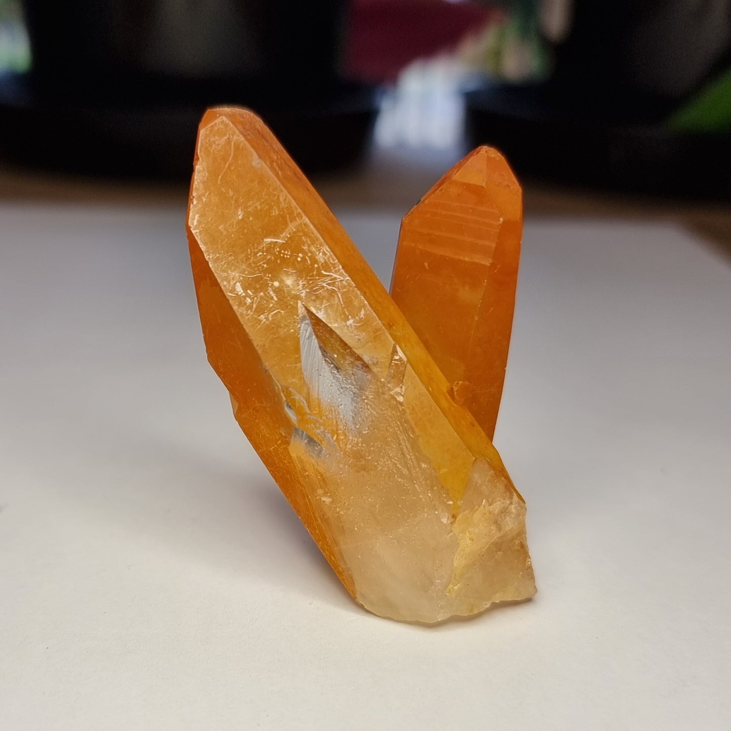 Tangerine Quartz Cluster #2324