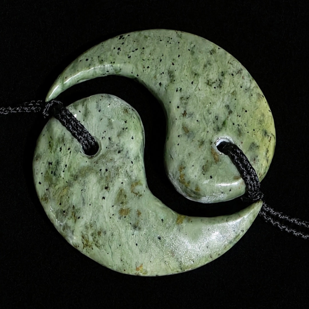 Yin and Yang - Pounamu Necklace Set