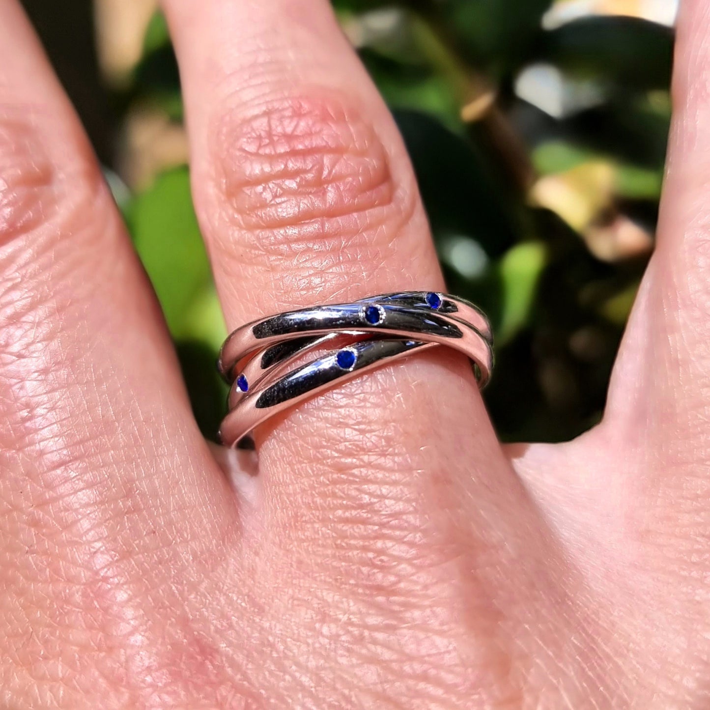 Sapphire Eternity Ring #2320