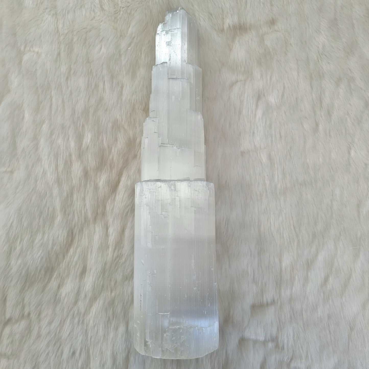 Satin Spar Selenite Tower #2272