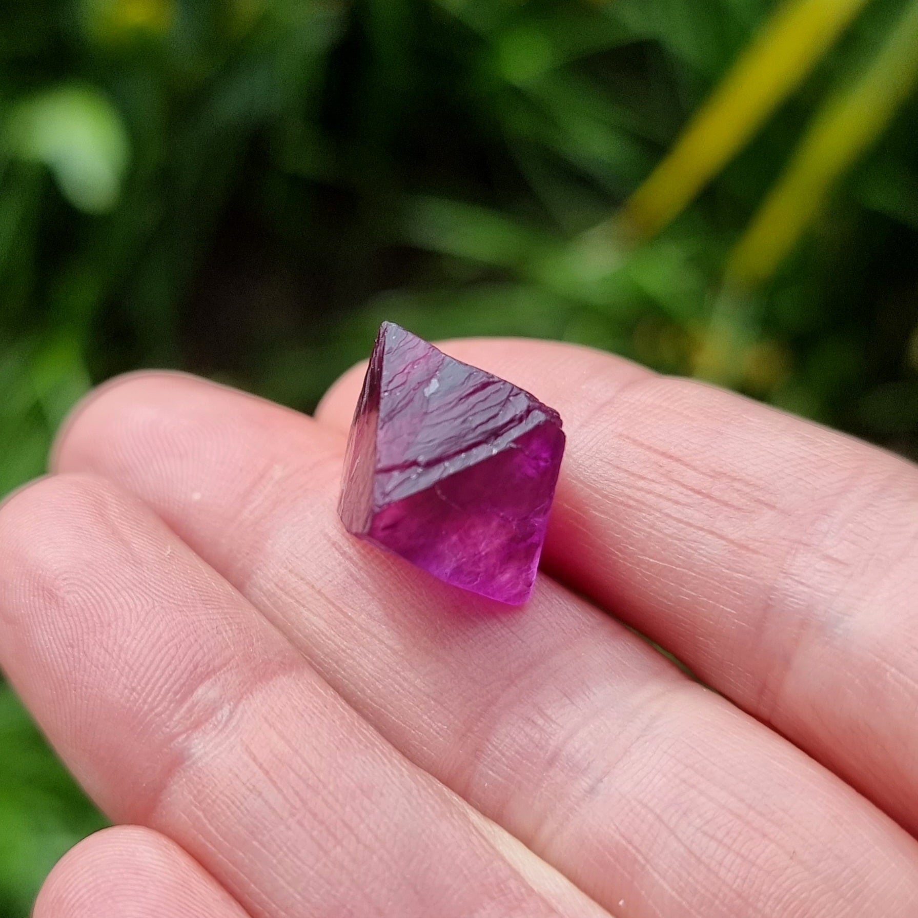 Purple Fluorite Octahedrons #1115