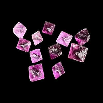 Purple Fluorite Octahedrons #1115