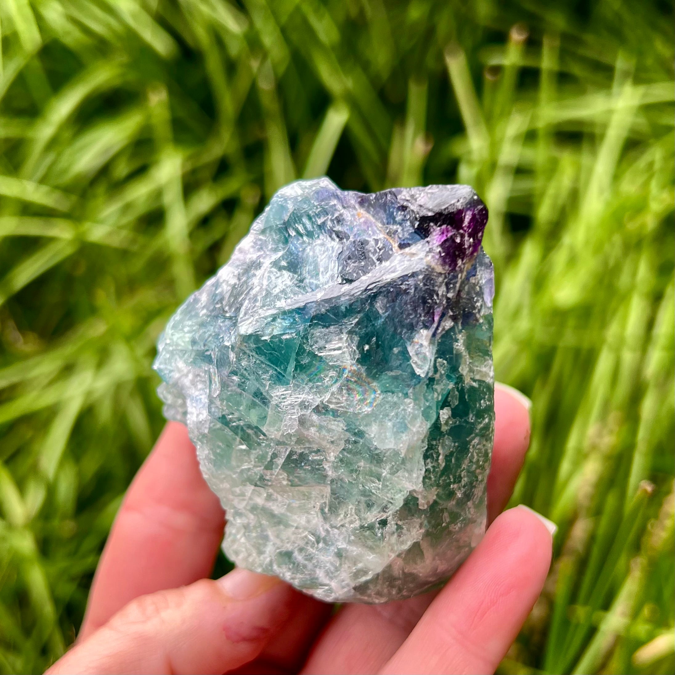 Rainbow Fluorite Rough #1688