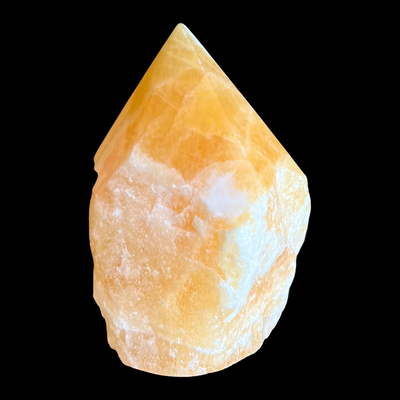 Orange Calcite Cut Base Point #1815