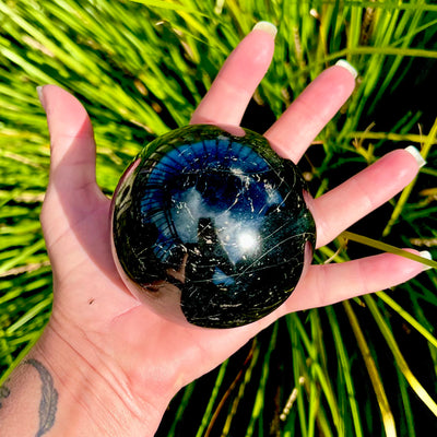 Black Tourmaline Sphere #1820