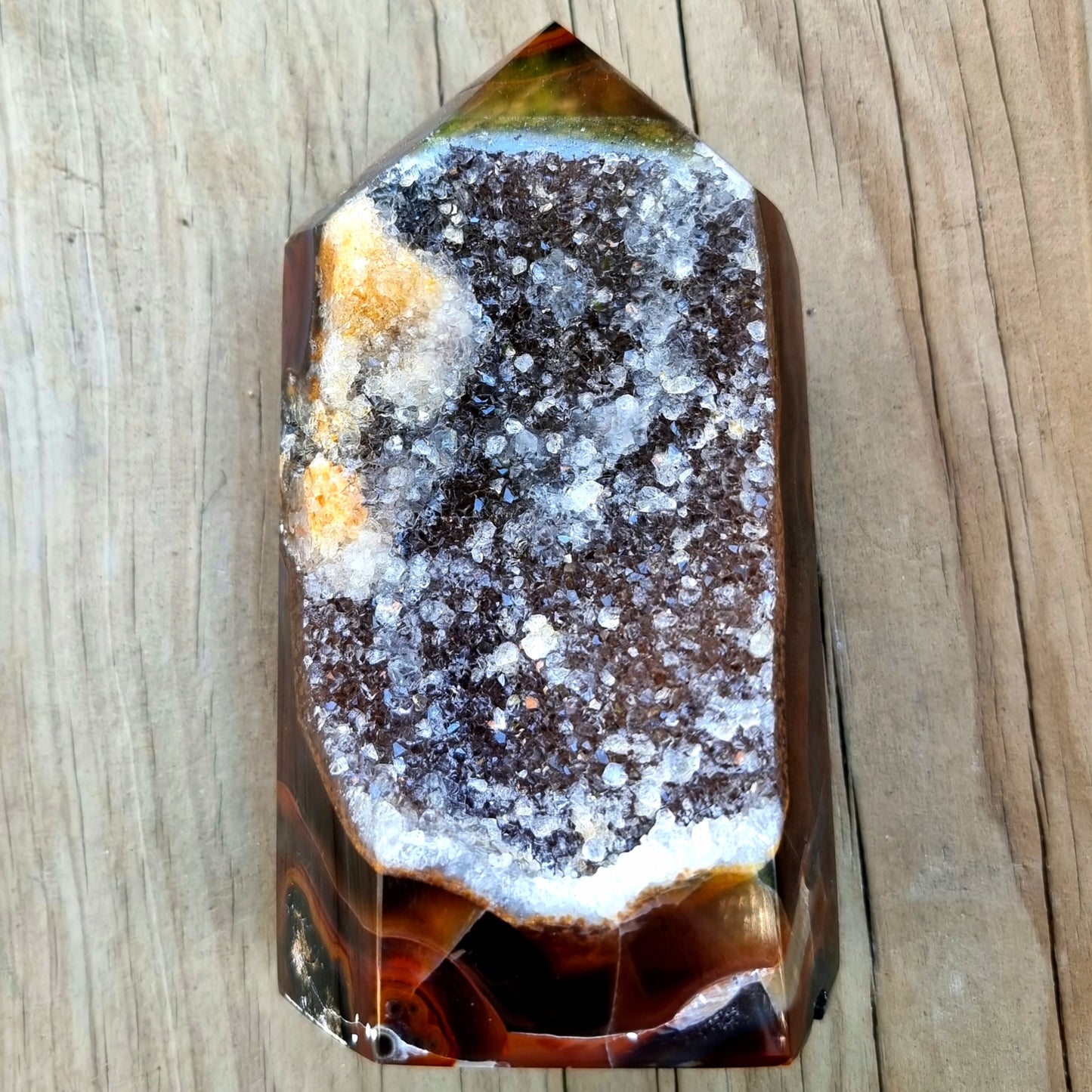 Agate Druzy Point #1745