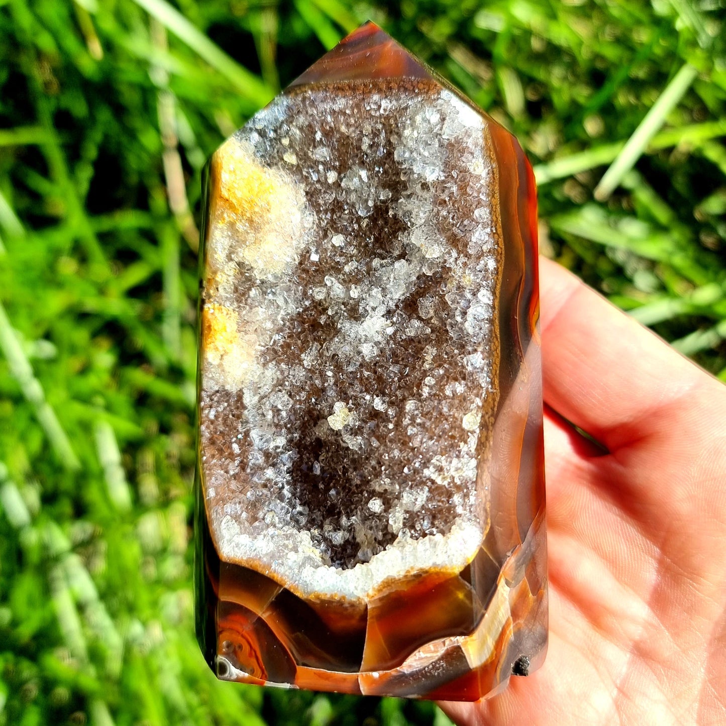 Agate Druzy Point #1745