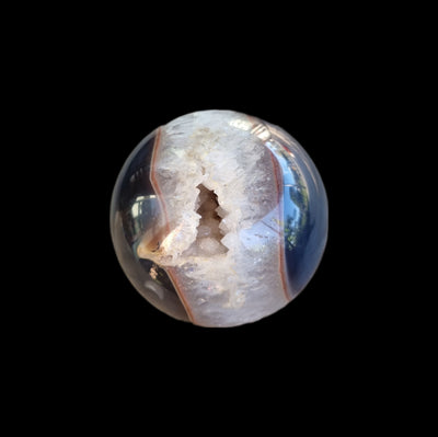 Agate & Quartz Geode Sphere #1291