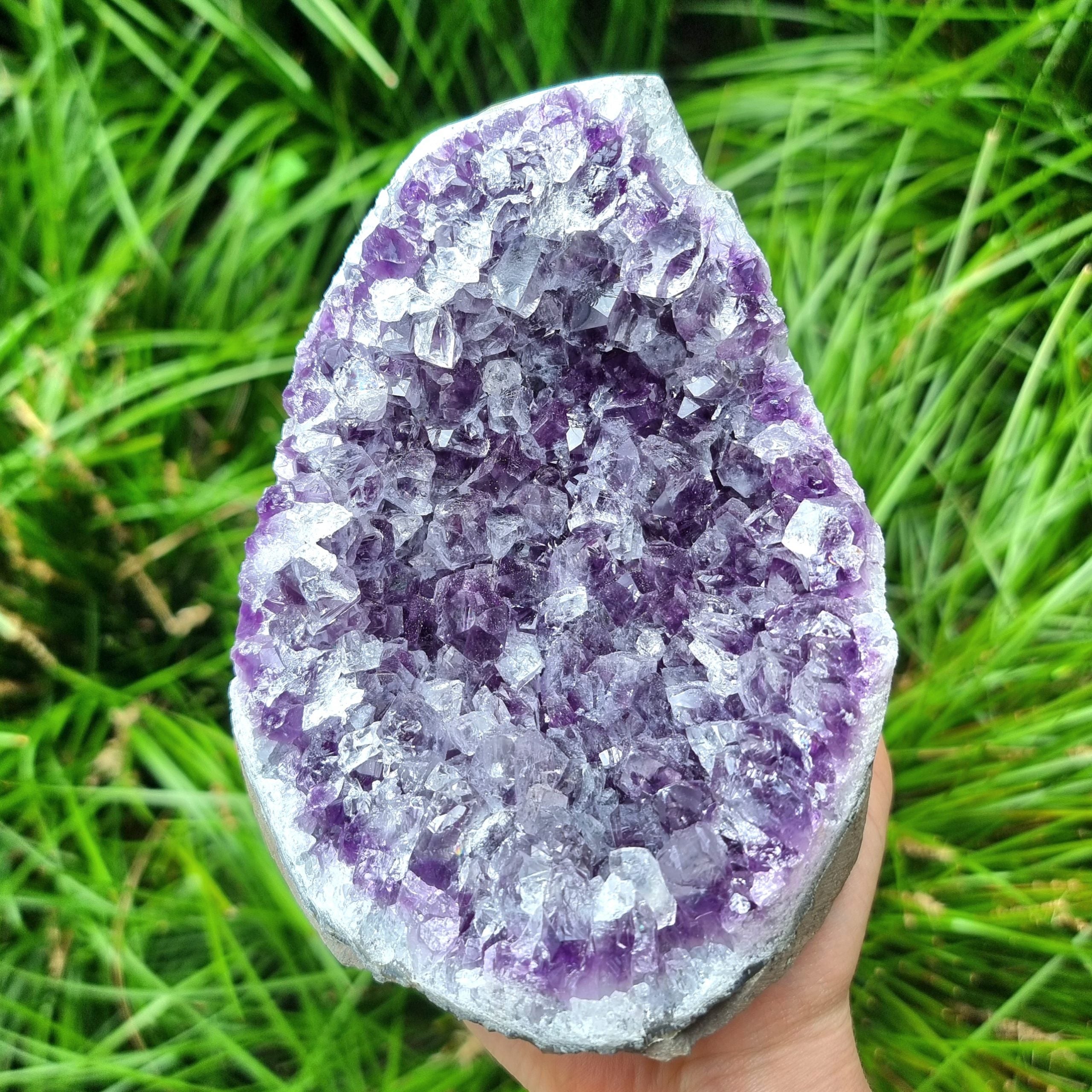 Amethyst & Clear Quartz Cluster #1652