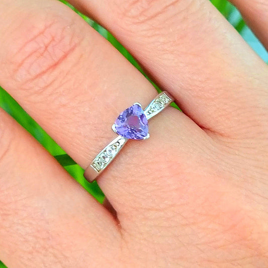 Amethyst Trinity Ring #2358