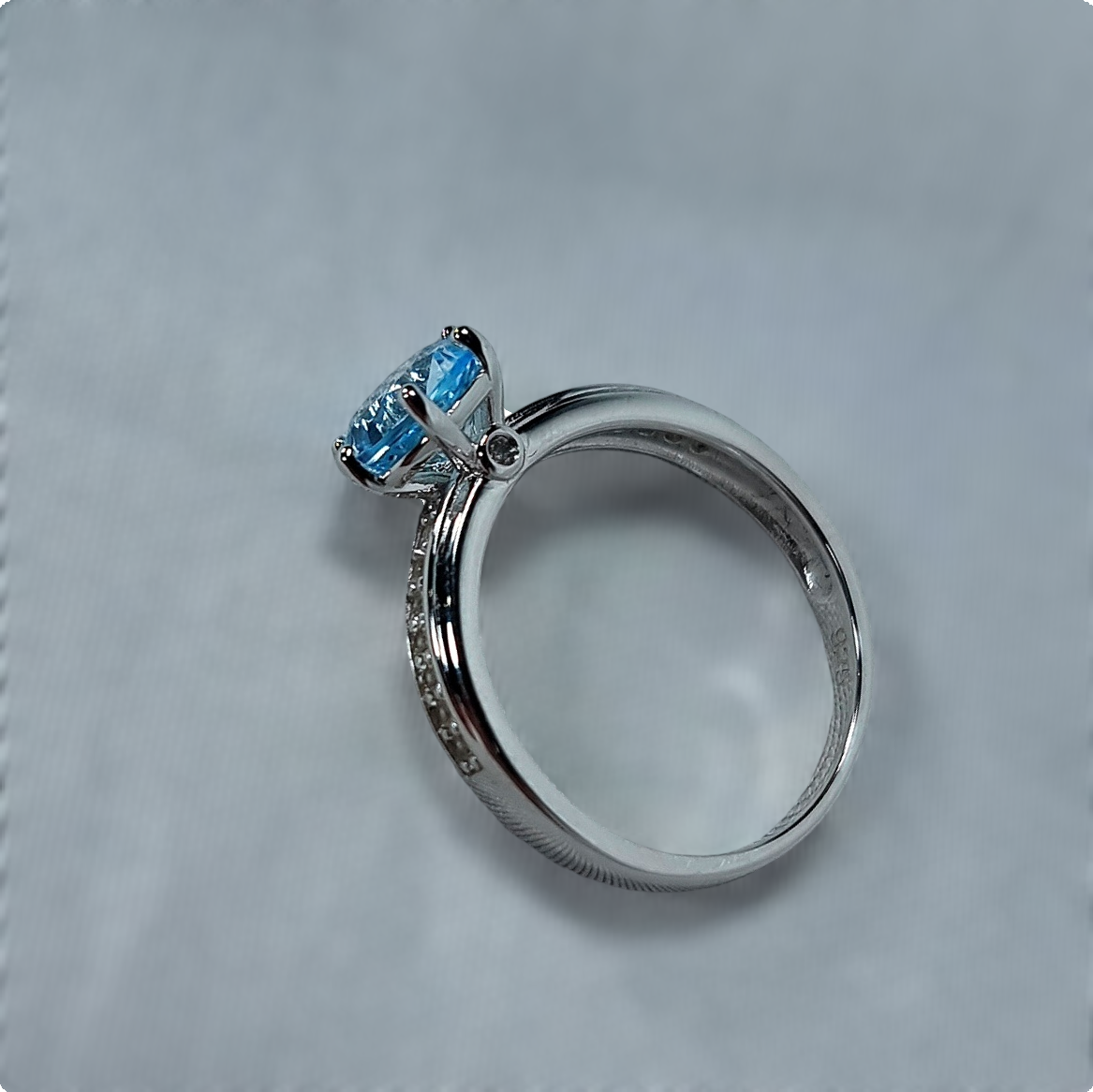 Aquamarine Brilliance Ring #2348