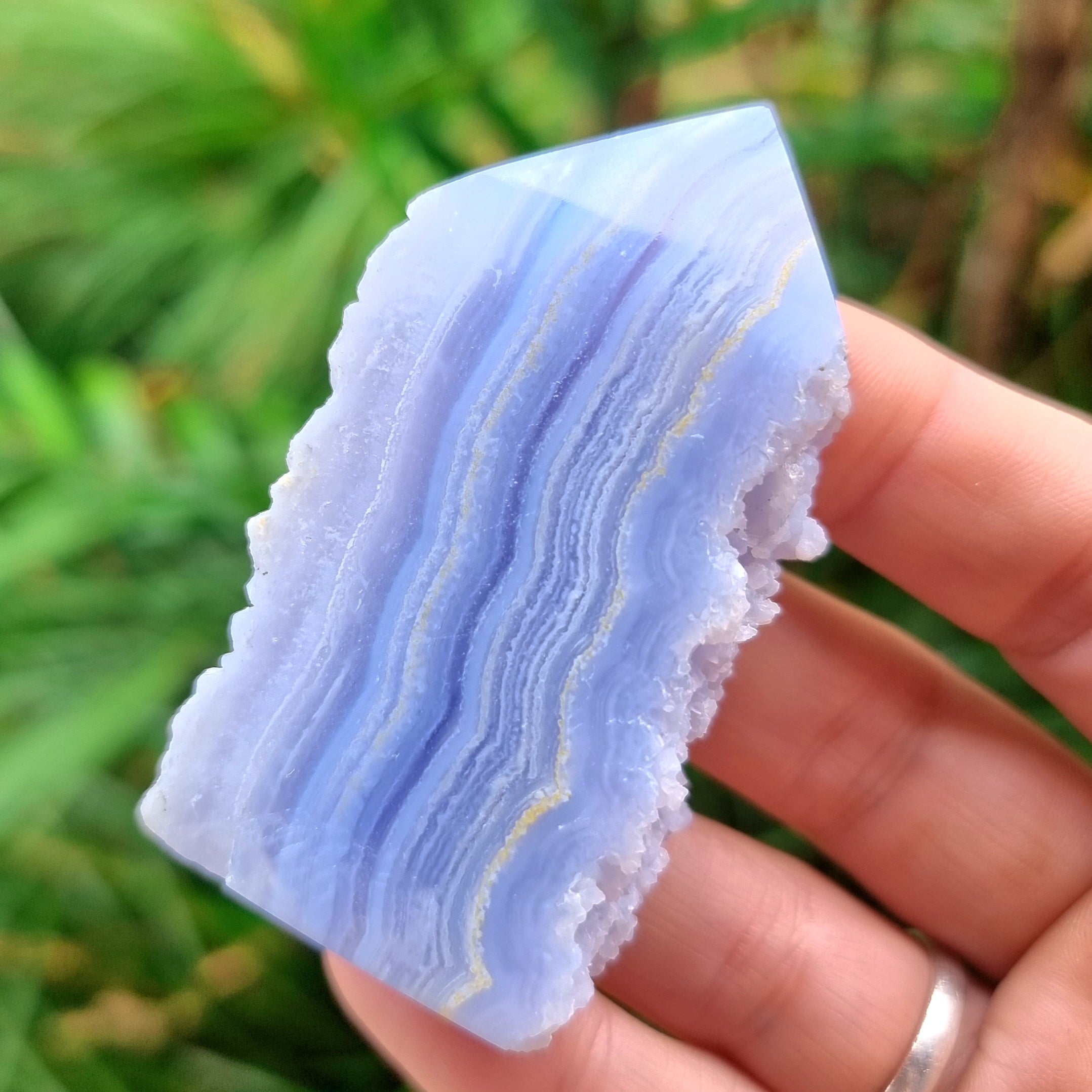 Blue Lace Agate Point #1629