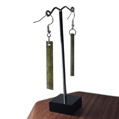 Jade Tapawhā Pounamu Earrings #2334