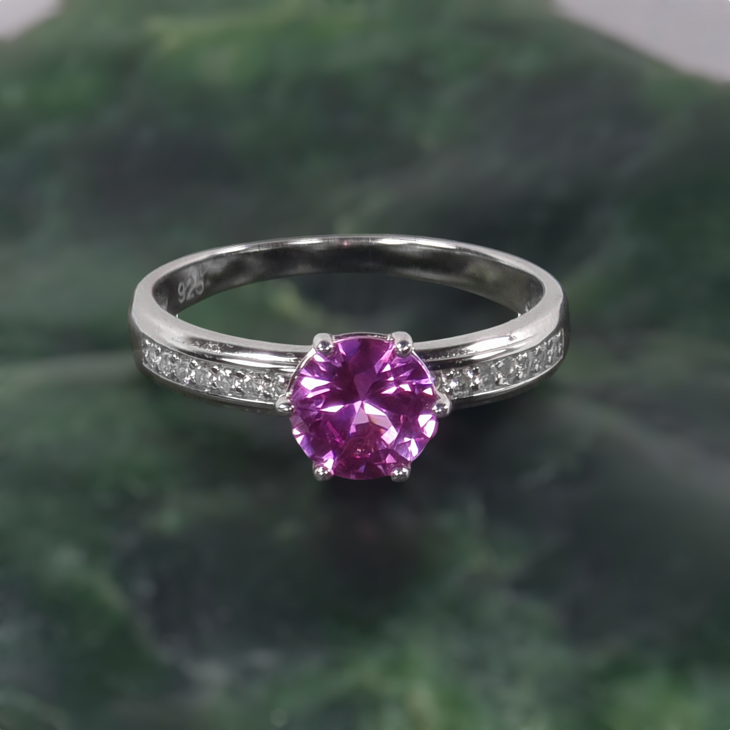 Pink Sapphire Brilliance Ring #2349