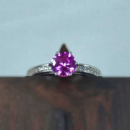 Pink Sapphire Brilliance Ring #2349