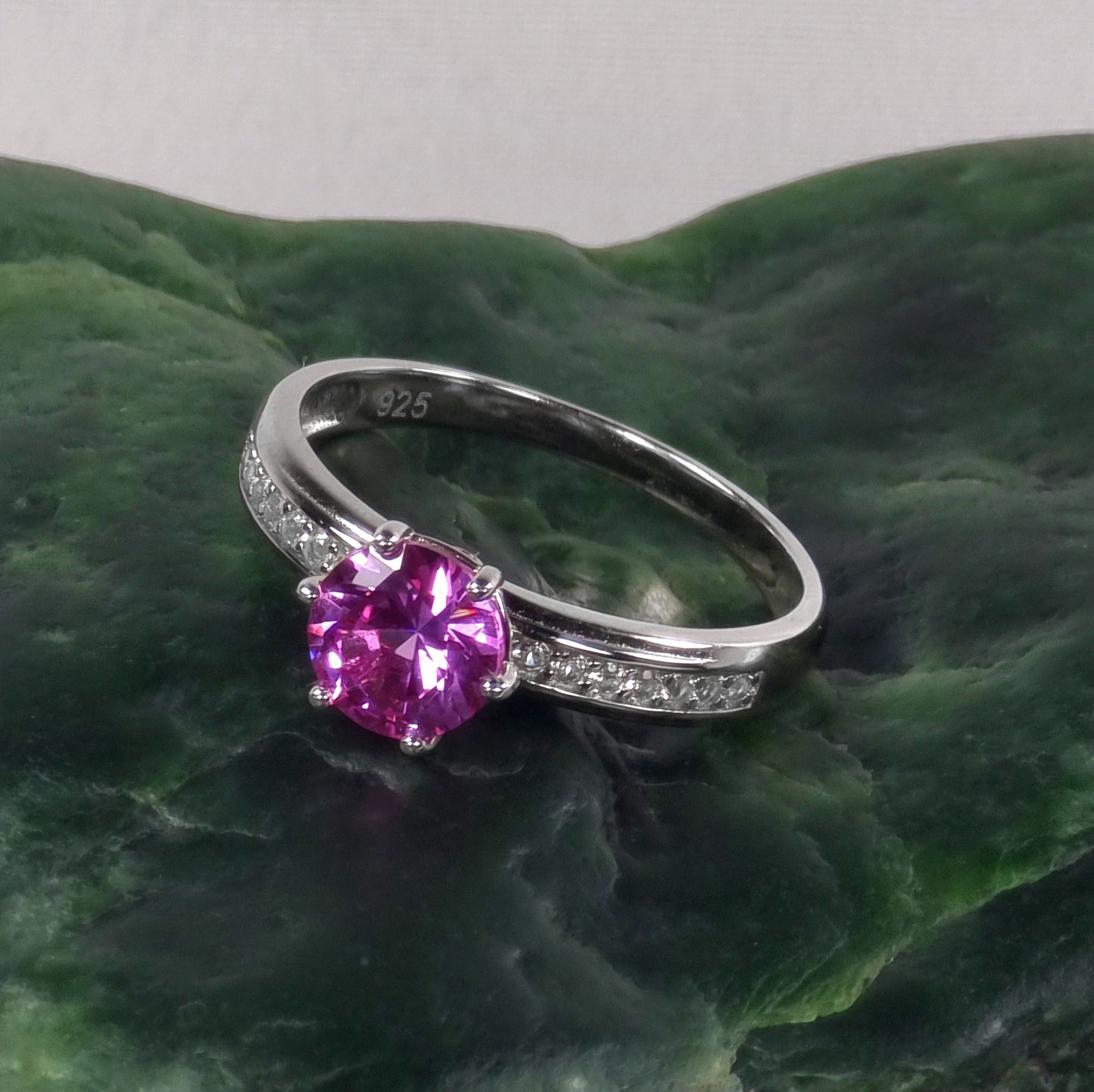 Pink Sapphire Brilliance Ring #2349