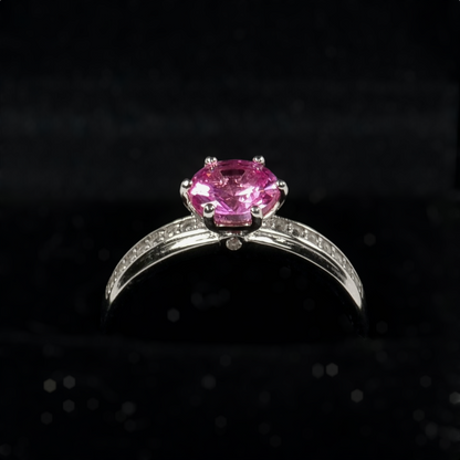 Pink Sapphire Brilliance Ring #2349