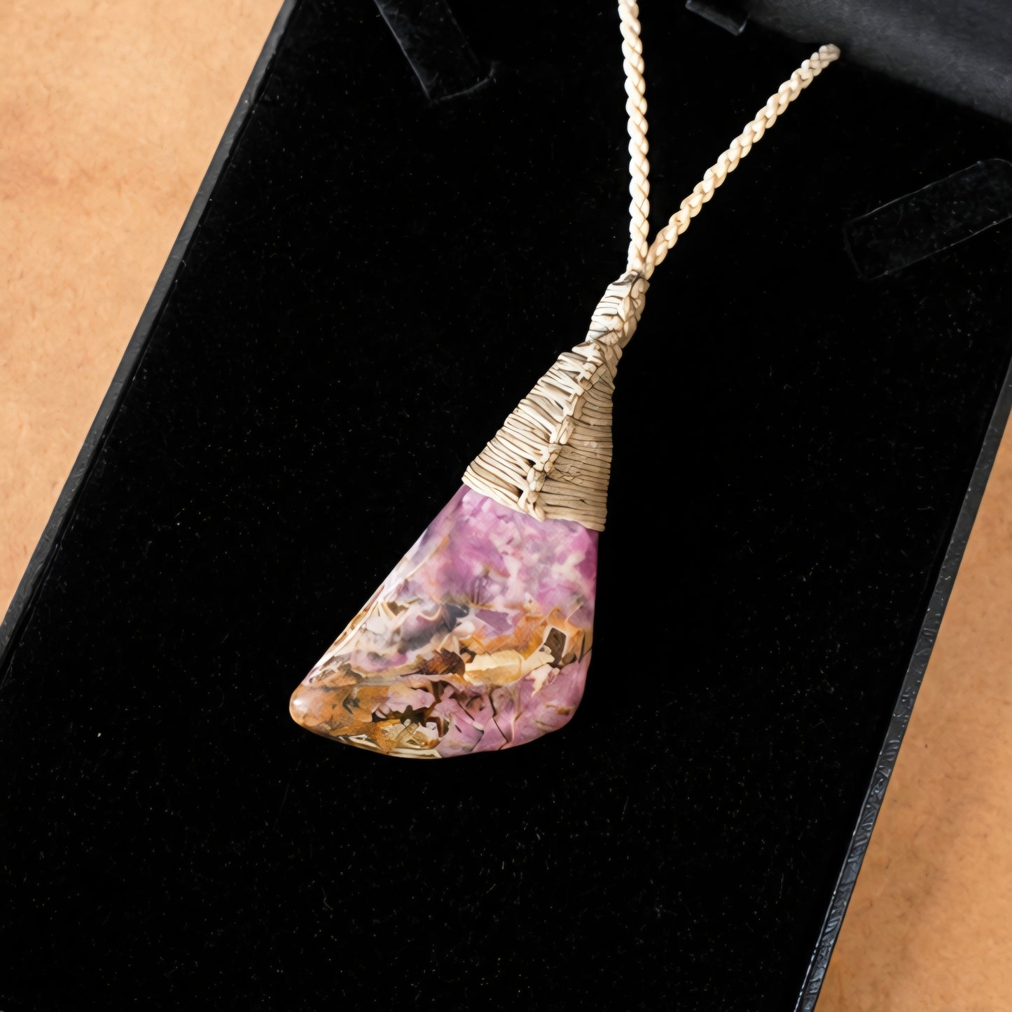 Roimata Freeform - Rhodonite Necklace