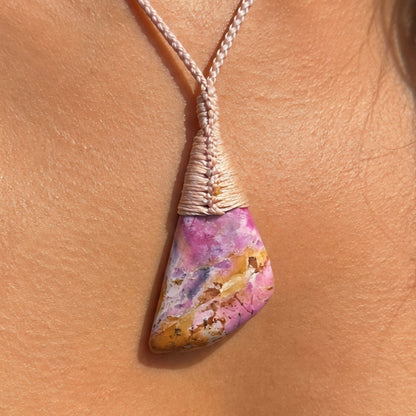 Roimata Freeform - Rhodonite Necklace