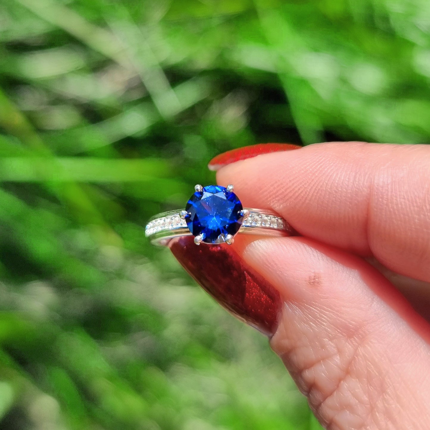 Sapphire Brilliance Ring #2286