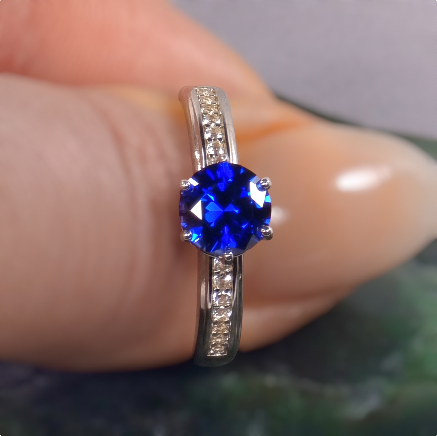 Sapphire Brilliance Ring #2286