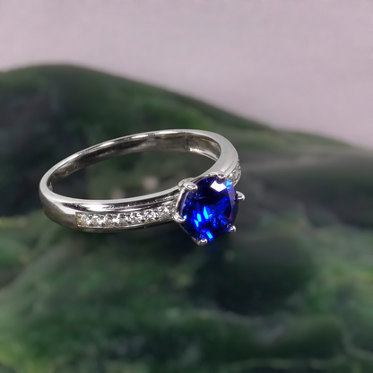 Sapphire Brilliance Ring #2286