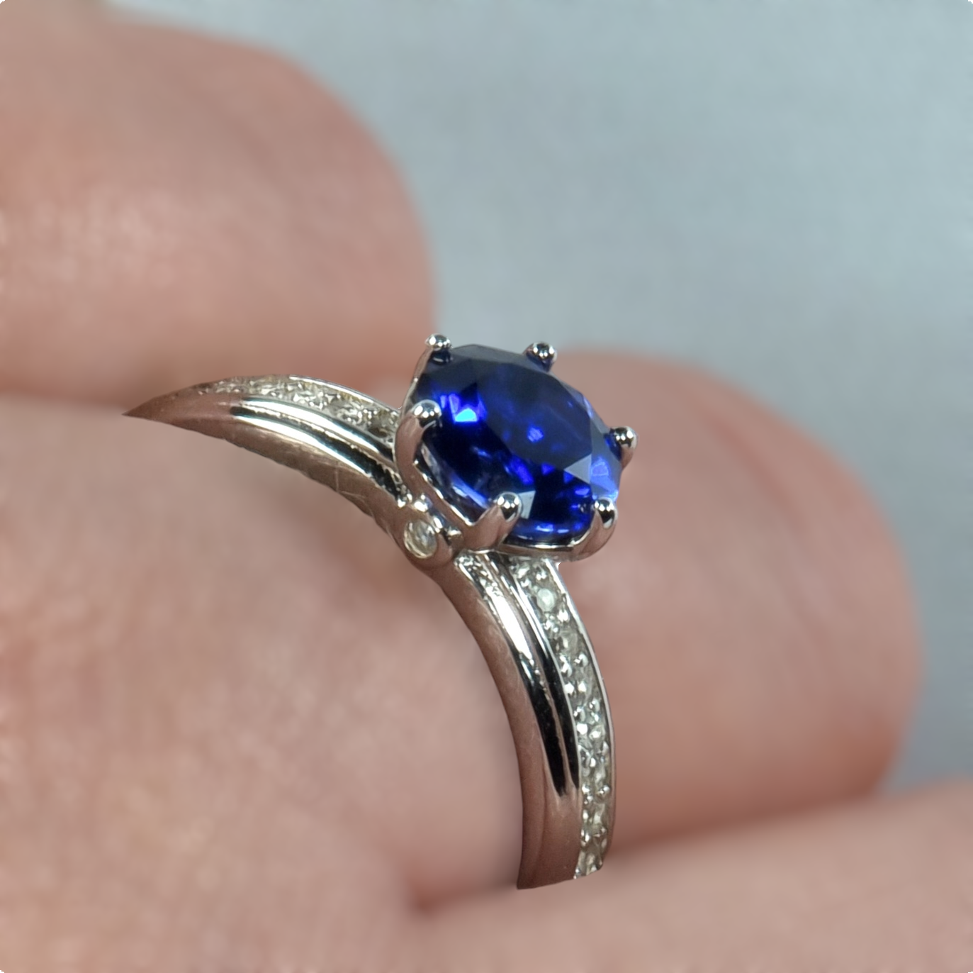 Sapphire Brilliance Ring #2286